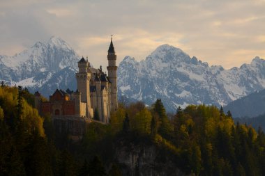 Neuschwanstein Şatosu, Fussen, Bavyera, Almanya