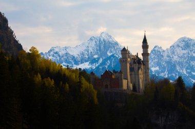Neuschwanstein Şatosu, Fussen, Bavyera, Almanya