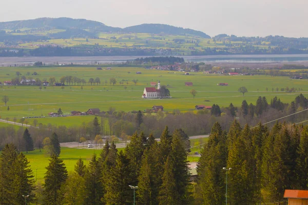 Hrad Neuschwanstein Fussen Bavorsko Německo — Stock fotografie