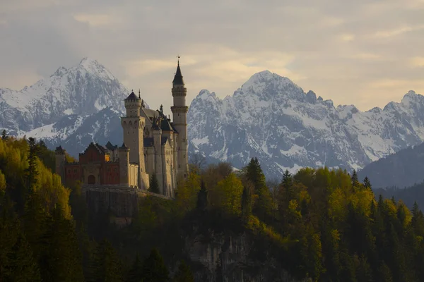 Castelo Neuschwanstein Fussen Baviera Alemanha — Fotografia de Stock