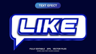 3B düzenlenebilir metin efekti ve yazı tipi şablonu, temalı gibi