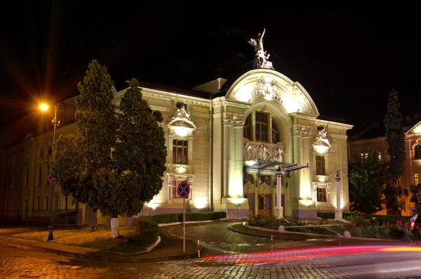 Teatro Drama Ucrânia cidade de Chernivtsi — Fotografia de Stock