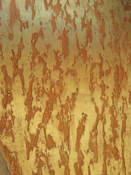 Texture plaster gold color — Stock Photo, Image