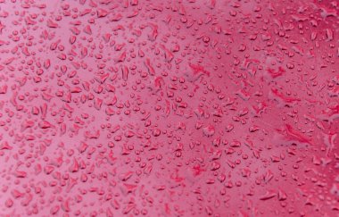 kırmızı üzerinde Su damlacıkları