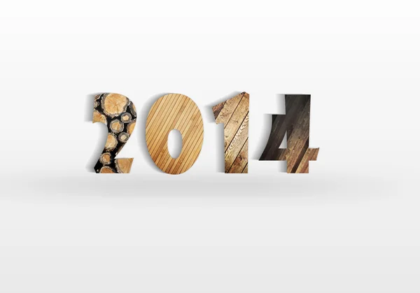 С Новым 2014 годом — стоковое фото
