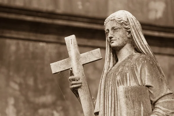 Religiøs statue - Stock-foto