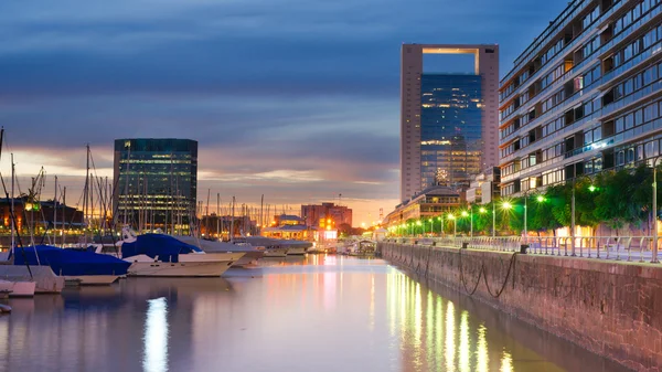 Puerto Madero de noche — Foto de Stock