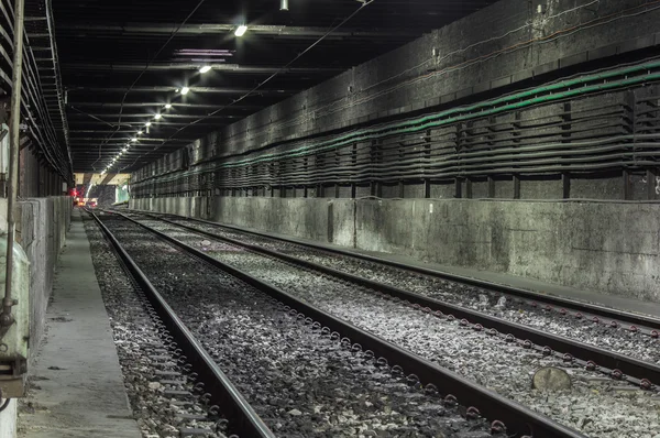 Lege metro tunnel — Stockfoto