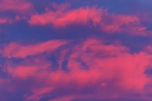 Soft hot pink clouds — Stock Photo, Image