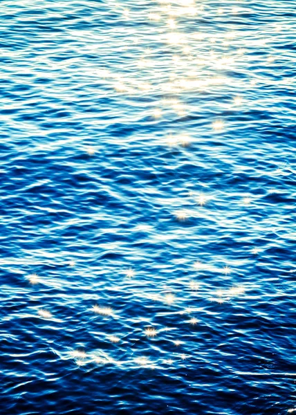 Sparkle Blue Water Astratto — Foto Stock
