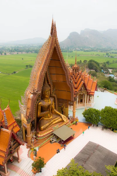 Socha Buddhy v chrámu Thajsko — Stock fotografie