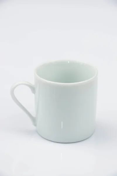 White cup on white background — Stock Photo, Image