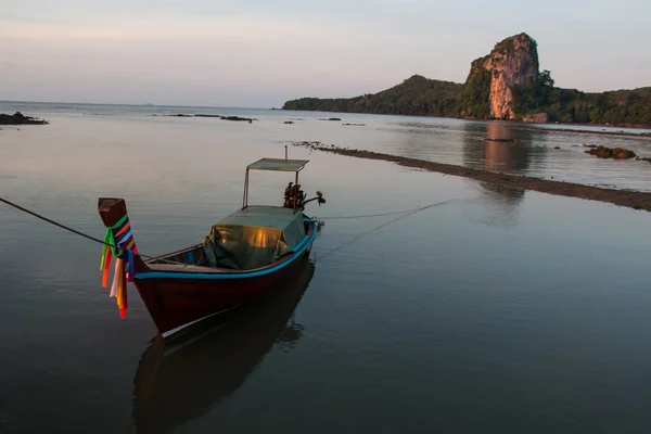 gün batımı tekne, andaman Denizi, koh libong, Tayland