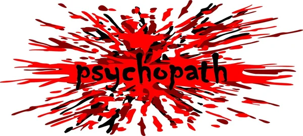 Psychopath — Stockvektor