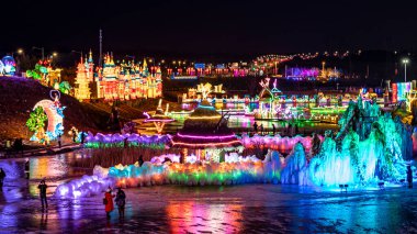 2021-2022 China Changchun Ice ve Snow Xintiandi Night Scene