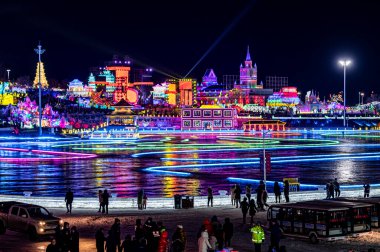 2021-2022 China Changchun Ice ve Snow Xintiandi Night Scene