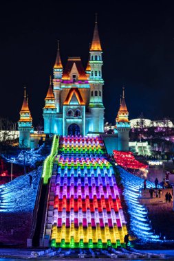 2021-2022 China Changchun Ice ve Snow Xintiandi Night Scene