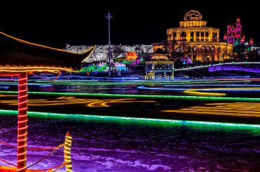 2021-2022 China Changchun Ice ve Snow Xintiandi Night Scene