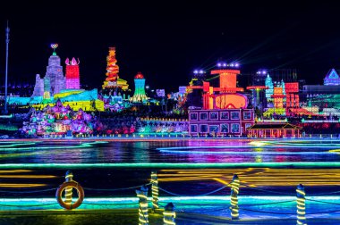 2021-2022 China Changchun Ice ve Snow Xintiandi Night Scene
