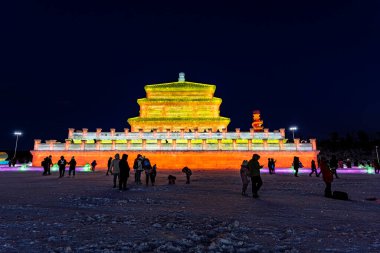 2021-2022 China Changchun Ice ve Snow Xintiandi Night Scene