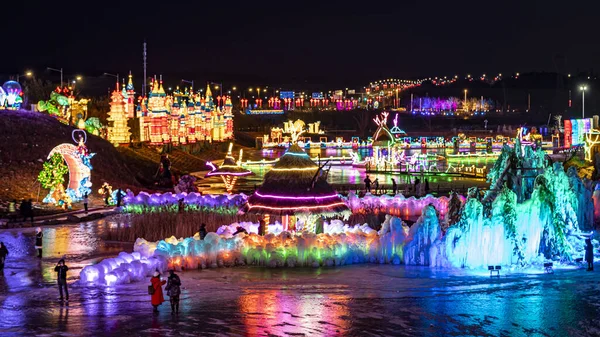 2021-2022 China Changchun Ice ve Snow Xintiandi Night Scene