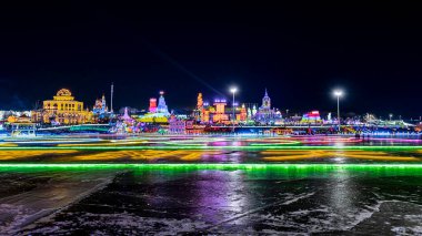 2021-2022 China Changchun Ice ve Snow Xintiandi Night Scene