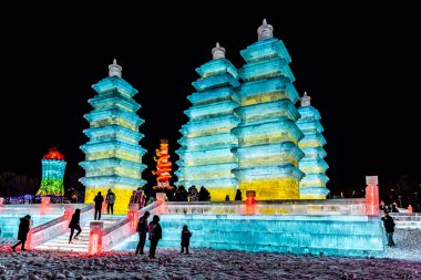 2021-2022 China Changchun Ice ve Snow Xintiandi Night Scene