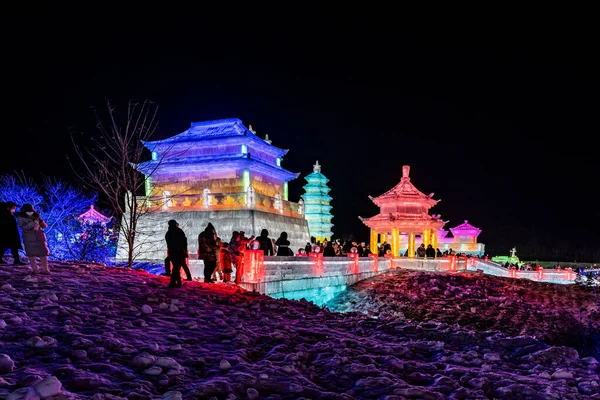 2021-2022 China Changchun Ice ve Snow Xintiandi Night Scene