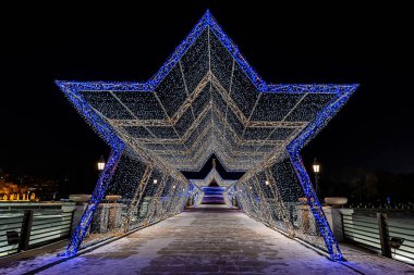 Changchun Dünya Heykel Parkı, Çin 'deki Buz ve Kar Parkı gece görüşü