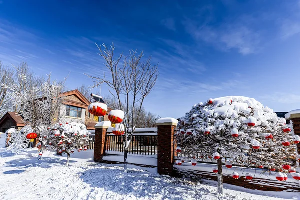 12. Çin Jilin Changchun Tarım Fuarı 'nın mimari sahnesi Bahar Festivali' ne hoş geldiniz.