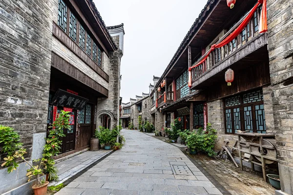 Dongqing Water Village Volksarchitektur Guilin Guangxi — Stockfoto