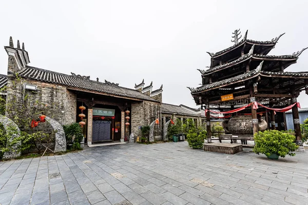 Народная Архитектура Деревни Дунцин Гуйлине Гуанси Китай — стоковое фото