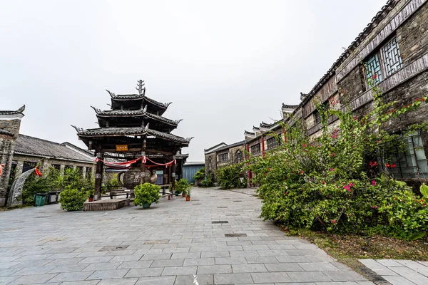 Dongqing Water Village Architektura Ludowa Guilin Guangxi Chiny — Zdjęcie stockowe
