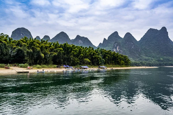 Scenery Lijiang River Scenic Spot Guilin Guangxi Kína — Stock Fotó