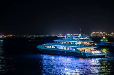 Sanya şehrinin şehir manzarası, Hainan, Çin