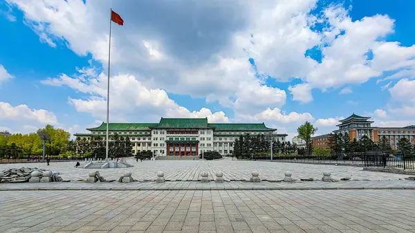 Paisaje Arquitectónico Plaza Cultural Changchun China — Foto de Stock