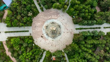 Changchun, Çin 'deki Halkın Meydanı manzarası