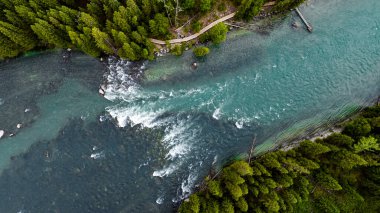 Çin, Xinjiang 'daki Kanas Manzarası