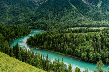 Ay Koyu, Kanas Sahne Spot, Xinjiang, Çin