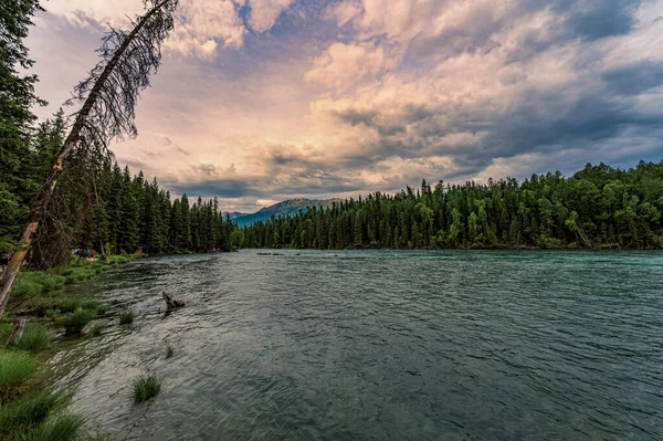 Landscape Kanas Scenic Spot Xinjiang China — Φωτογραφία Αρχείου