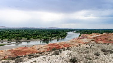 Scenery of Wucaitan Scenic Spot in Altay, Xinjiang, China