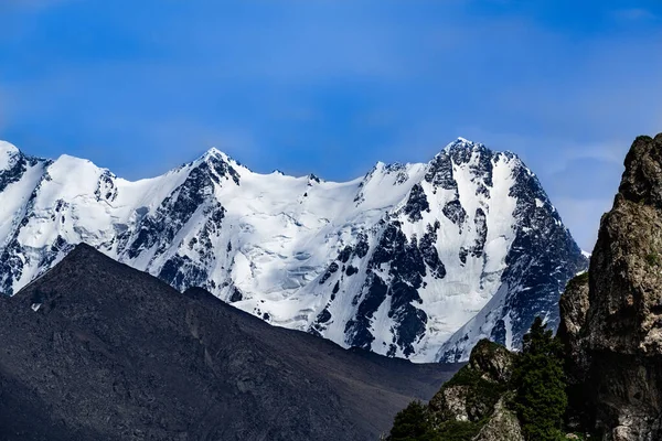 Bogda Peak Snow Mountain Summer Tianchi Scenic Spot Tianshan Mountains — Stockfoto