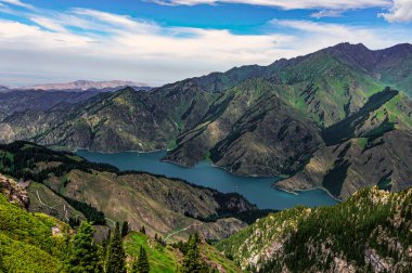 Landscape of Tianshan Tianchi Scenic Area, Xinjiang, China