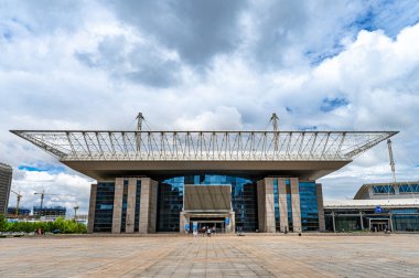 Çin Changchun Uluslararası Fuar ve Sergi Merkezi 'nin mimari manzarası