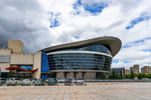 Architekturlandschaft Chinas Changchun International Convention Exhibition Center — Stockfoto