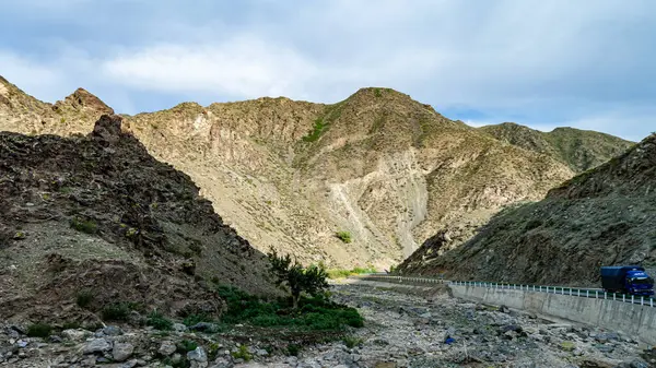 Prachtige Snelweg Altay Mountains Xinjiang China — Stockfoto