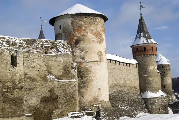 La forteresse médiévale de Kamyanets-Podilsky, Ukraine — Photo
