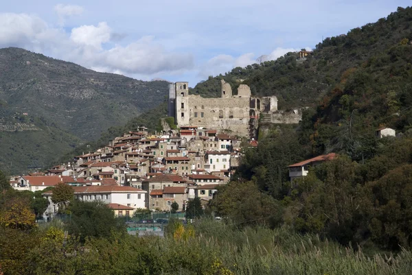DOLCEACQUA. İtalya'nın eski köy — Stok fotoğraf