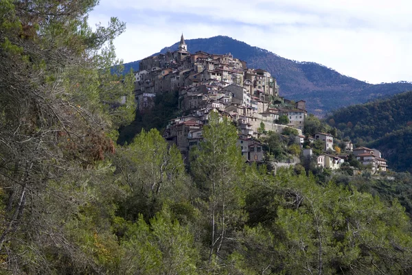 Apricale. oude dorp van Italië — Stockfoto