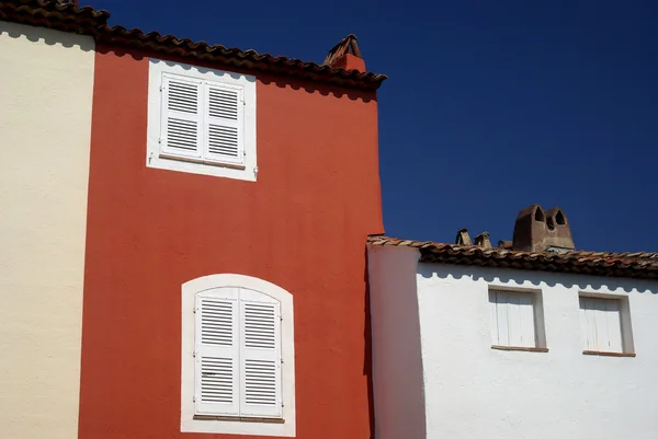 Farben der alten mediterranen Architektur — Stockfoto